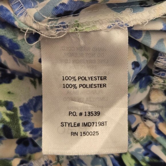 Altar’d State Short Sleeve Floral Smocked Crop Top Multicolor S Girly Coquette - Picture 4 of 7